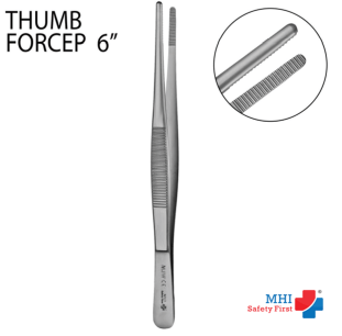 MHI Thumb Forcep 6 inch